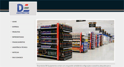 Desktop Screenshot of deequipamentos.com.br